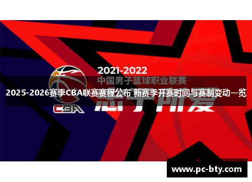 2025-2026赛季CBA联赛赛程公布 新赛季开赛时间与赛制变动一览
